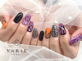 ハロウィンネイル