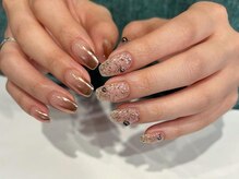 アイネイルズ 梅田店(I nails)/個性派アシメデザイン￥9700