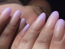 ミーナネイル(miinanail)/パープルグラデーションネイル