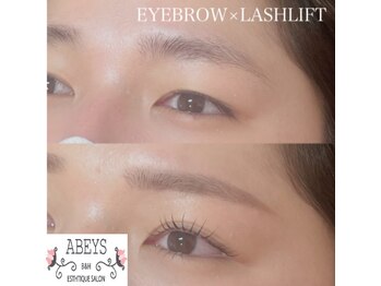 アビーズ アルプラザ津幡店(ABEYS)/アイブロウ×ラッシュリフト