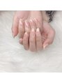 トゥルーネイル アンド アイ 大分店(TRU NAIL & EYE)&nbsp;チークベースのラメラインデザイン！デザインジェルコース☆