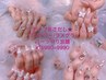 人気NO.1チップ長さだし★ワンカラー／ラメグラ/パーツやり放題￥15990⇒9990