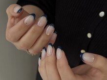 ミニョン 北堀江(mignon)/シンプルネイビーフレンチ