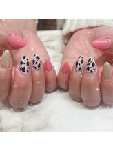 キューセブン ネイルラウンジ イオンモール高崎店(Q7 Nail Lounge)/Aコース＋アニマル