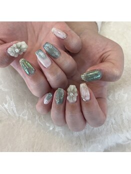 グラマラス アンジェアイ 荻窪店(glamourous ange eye)/フラワーネイル