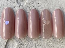 フリークネイル(FREAK Nail)/シンプルぷっくりハート ¥7000