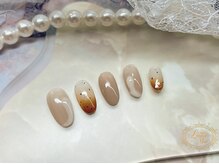 ラスターネイル(Luster nail)/秋色グラデーションねいる