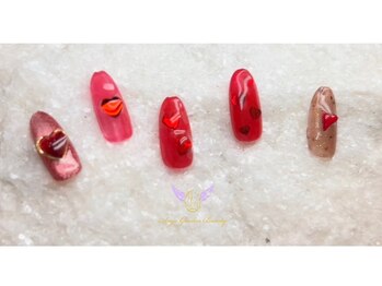 アンジェ ガーデン ビューティー(Ange Garden Beauty)/最新バレンタインネイルチップ