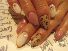 ラヴュール(LA Beaull)/レオパードネイル　￥8990