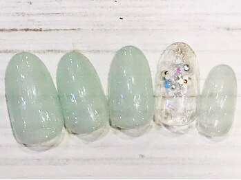ネイルドイット(Nailed it!)/クリアフラワーネイル