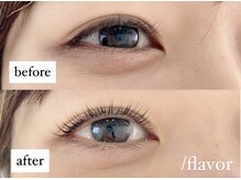 スラッシュフレーバー(/flavor)/トリートメント付ラッシュリフト