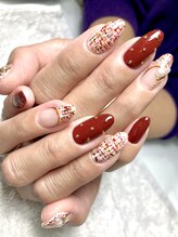 ラキネイル(LAKI Nail)/ツイードネイル