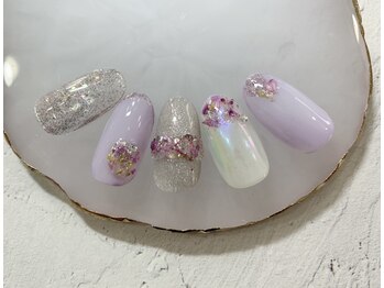 【足立担当】押し花リング