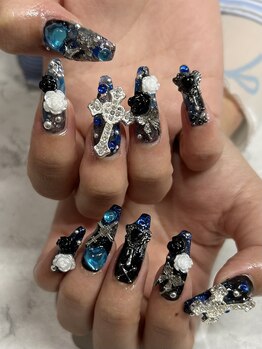 ミル(Mille)/ゴテゴテ 推し活ネイル