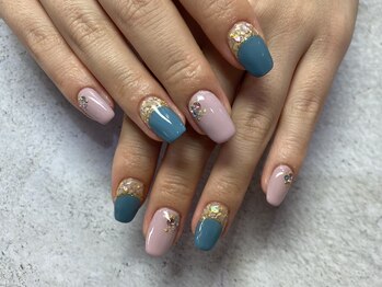 イーエムエー(e.m.a)/パラジェル/ピンク×ブルー