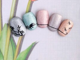 温度で色が変わるネイル