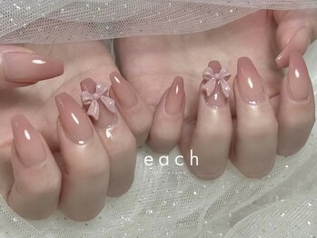 イーチ 烏丸御池(each)/ピンクグラデーション × リボン