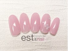 エストラッシュアンドネイル 銀座店(est lash&nail)/ワンポイントネイル