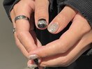 black × silver