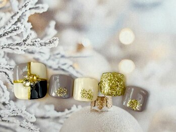 大人の華やかネイル♪