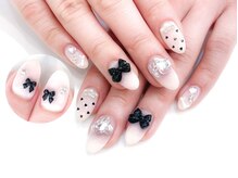 ネイルコレクション ピンク(Nail Collection Pink)/ジェル定額￥9990☆リボン