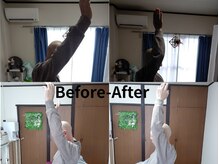 こけもも(Kokemomo)の雰囲気（肩こりにお悩みのお客様の　before　＆　after　です。）