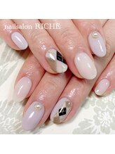 リッシュ(RICHE)/アーガイルネイル