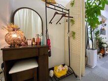 美康堂 整体 リンパ 健美リラクゼーション 池袋店/お出かけの整えに嬉しい化粧台◎