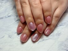 ヘアーアンドネイル ルシア(Hair&Nail Lucia)/先端ラメライン×マグネット