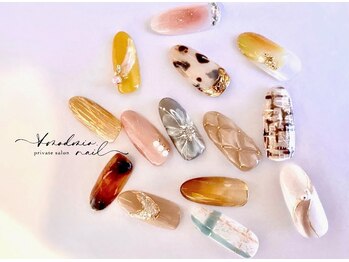 アモドミオネイル(Amodomio Nail)の写真/大人綺麗めネイルデザインが揃う定額コースでネイルが楽しめる♪お好みのデザインが必ず見つかる◎
