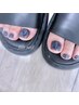【フット】持ち込み親指2本アート　¥9000