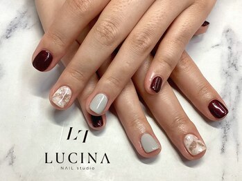 ネイルスタジオ ルキナ(LUCINA)/T-268 シェラックアートデザイン