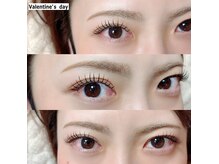 バレンタインデー(Valentine's day)の雰囲気（まつげエクステ）