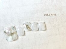 ルークネイル 恵比寿店(LUKE NAIL)/オーロラニュアンス大理石　春