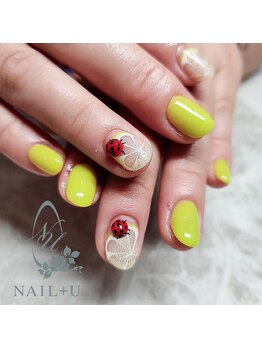 ネイルプラスユウ(NAIL+U)/レモンとてんとう虫