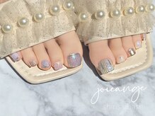 ジョアアンジェ 心斎橋店(joie ange)/フットネイル　ニュアンス