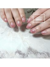 エリー(ellie)/ピンク　ラメグラデーション