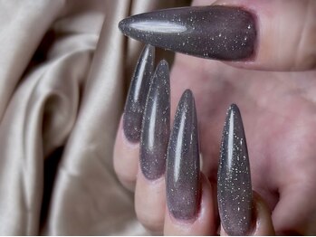 ケー 渋谷店(K)/【スカルプ】黒×フラッシュ