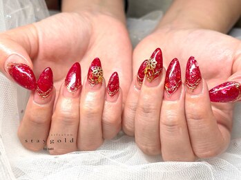 ネイルサロン ステイゴールド(STAY GOLD)/サキ施術お客様ネイル