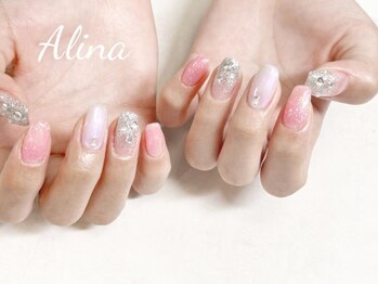 エリナネイルサロン池袋(Alina Nail Salon)/キラキラ春ネイル
