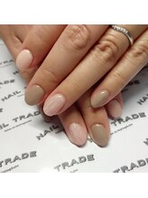 ネイルトレード 西荻窪店(NAIL TRADE)/縦タイダイネイル