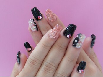 ネイルサロンミキ 横浜(MIKI)/大人気上品3D桜花手書きフラワー