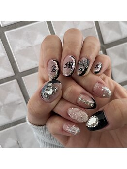 グラマラス アンジェアイ 荻窪店(glamourous ange eye)/ブラックネイル