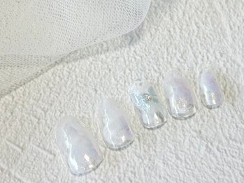 シベル(Ci belle)/ホワイトネイル/オーロラネイル