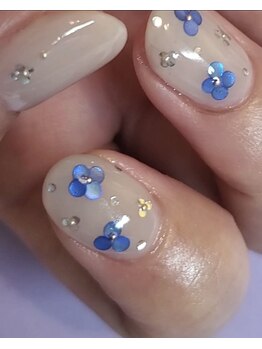ロマンティコネイルズ(Romantico Nails)/ホログラムフラワー