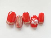 ユノ フィオーレ(Juno fiore)/レッド冬ネイル