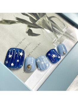 10月フットネイル