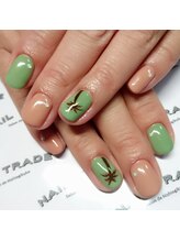 ネイルトレード 西荻窪店(NAIL TRADE)/ヤシの木ネイル