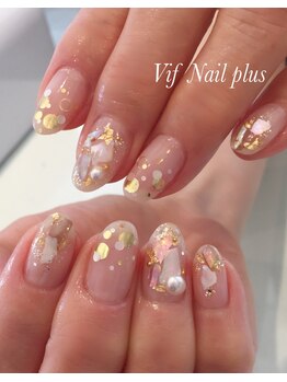 ヴィフネイルプラス(Vif Nail plus)/シェルMIX