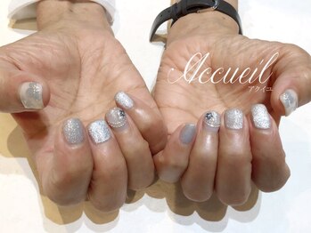 アクイユ 銀座店(ACCUEIL)/ブルーマグネットネイル